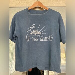 MOTHER DENIM graphic tee sons of the beach